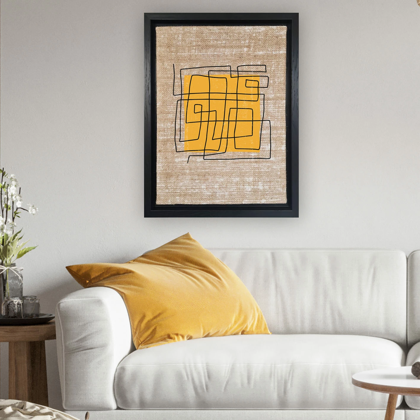 Pikturë dekorative në kanavacë, shumëngjyrëshe, Wallity, LSJ418157359442 - 96136, 96x136cm