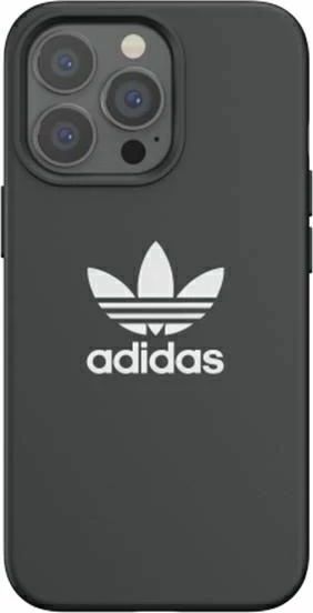 Mbështjellës Adidas Originals OR Silicone Case FW21 për iPhone 13 Pro/13 6.1", silikon me bërthamë polikarbonati, kompatibil me karikim wireless, i zi