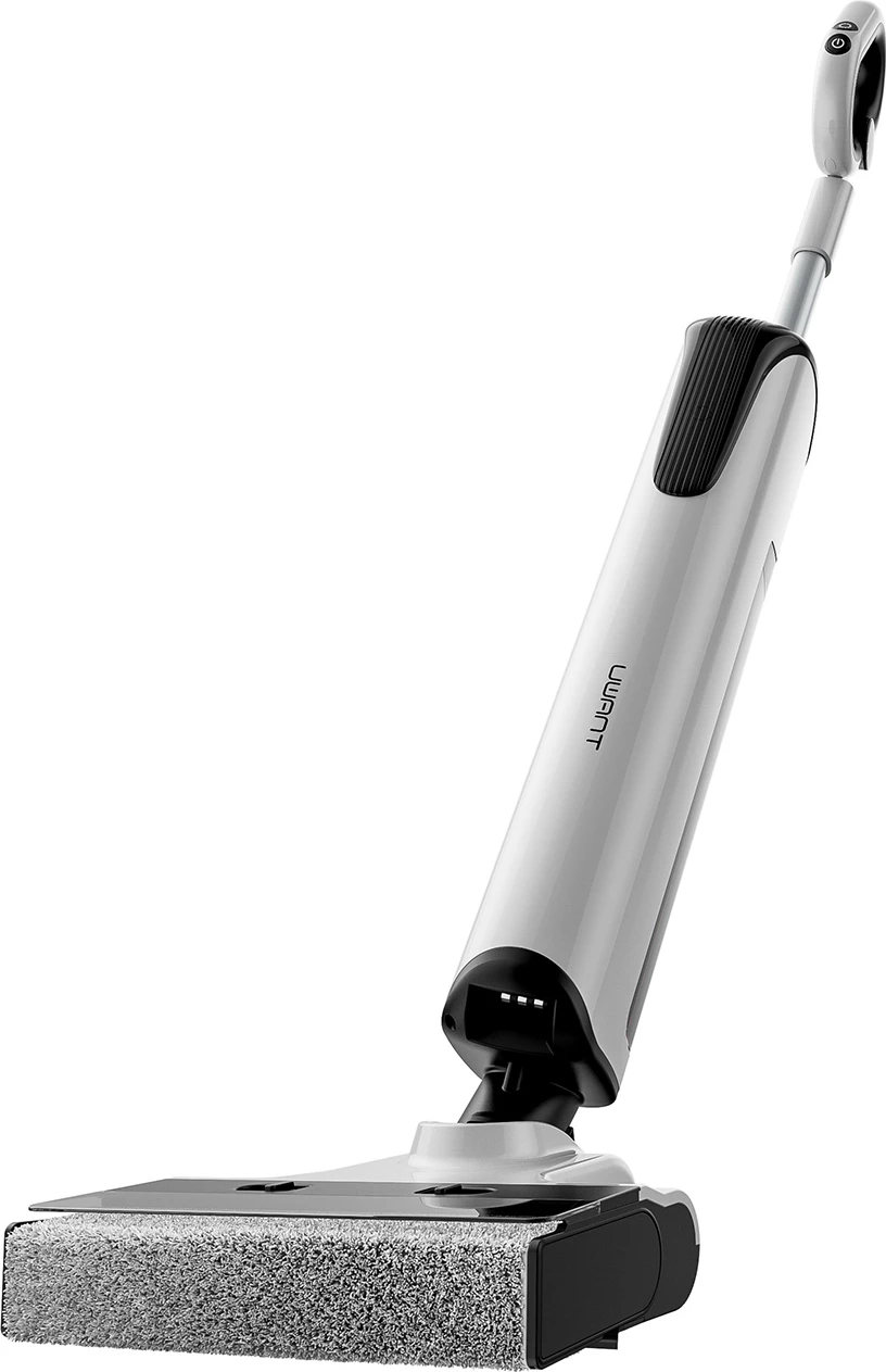 Fshesë elektrike në këmbë UWANT D700 me funksion larjeje dhe stacion karikimi, e bardhë