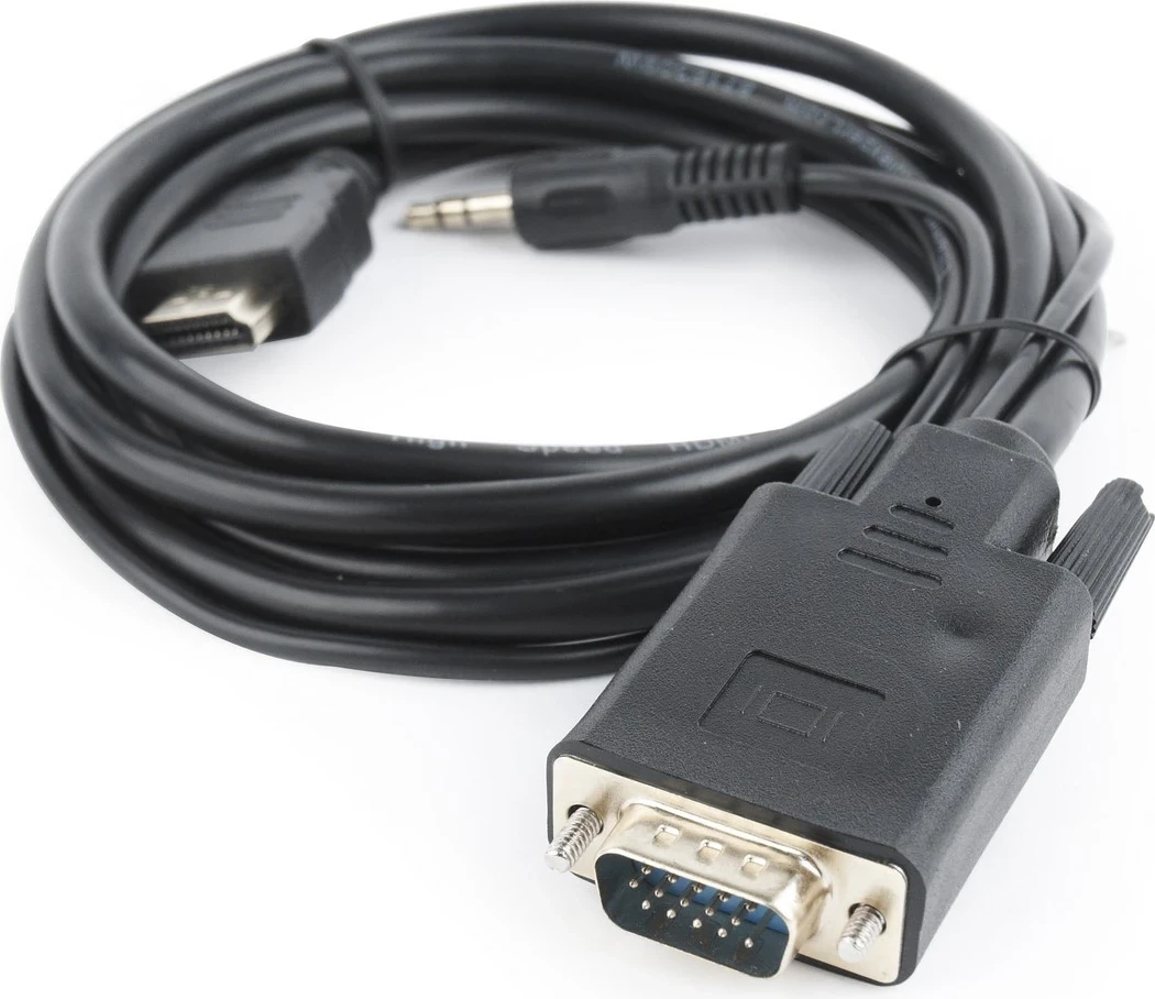 Përshtatës Gembird A-HDMI-VGA-03-6, e zezë 