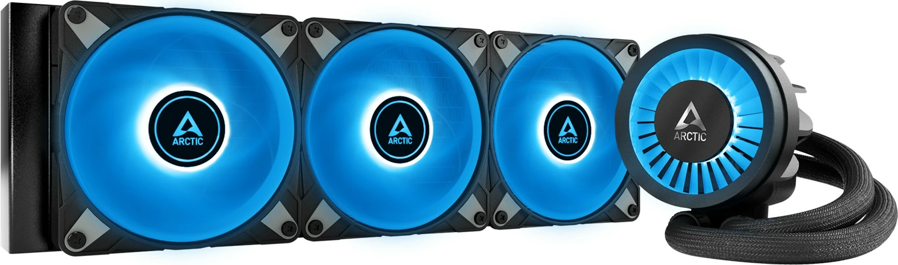 Ftohës uji ARCTIC Liquid Freezer III 360 A-RGB, 12 cm, 48.82 cfm, i zi