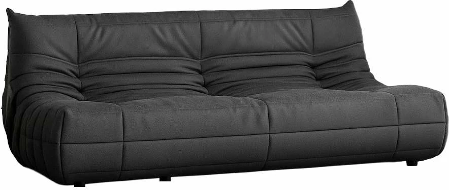 Divan treshe Atelier del Sofa, ngjyrë gri e errët, Bocek