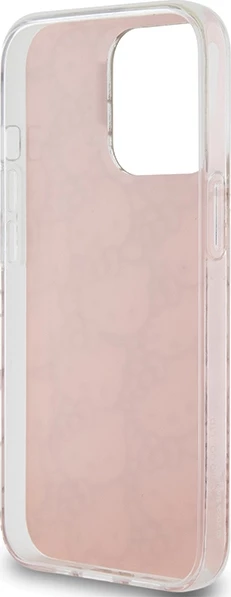 Mbështjellës Hello Kitty IML Gradient Electrop Crowded Kitty Head për iPhone 13 Pro / 13, rozë