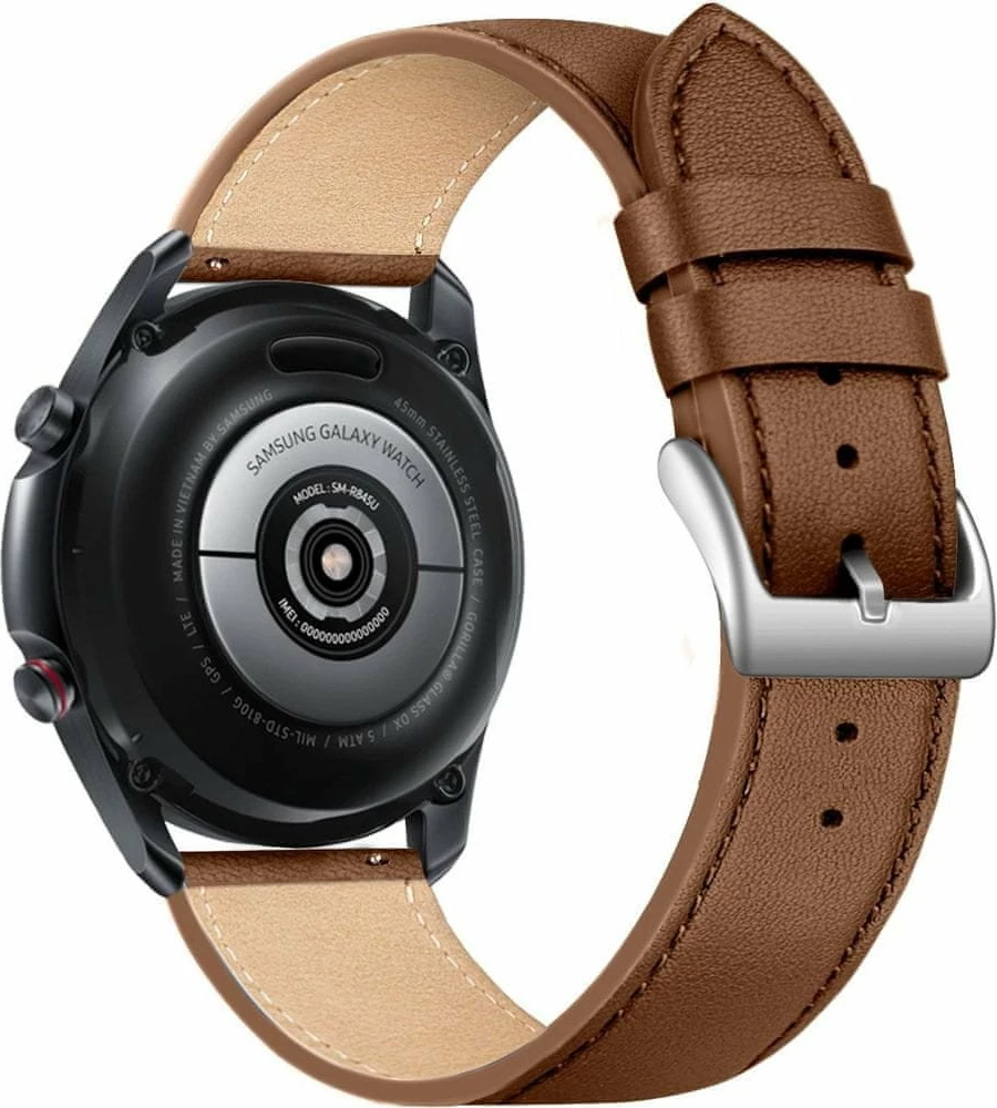 Rrip lëkure për Smartwatch Fixed FIXLST-22MM-BRW 22 mm universal, kafe