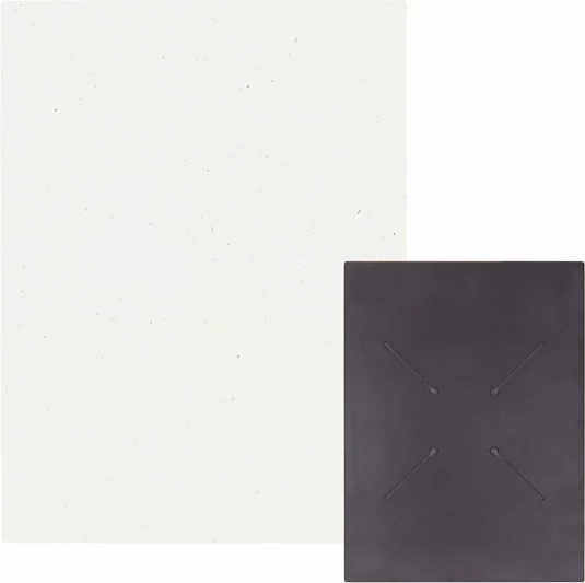 Sipërfaqe tavoline drejtkëndëshe, ngjyrë e bardhë, HPL FH6350.22, 60x80cm