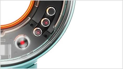 Tharëse flokësh Dyson Supersonic Nural, 1600 W, 13.3 l/s, Blu, Portokalli