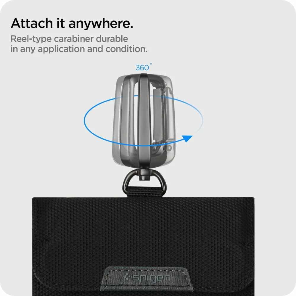 Mbështjellës anti-vjedhje Spigen, 19919-0, për çelësa Keyless RFID, i zi