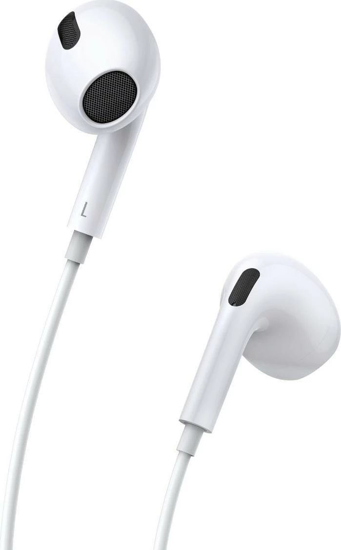 Kufje Baseus Encok H17, 3.5mm, me mikrofon, kabllo 1.1m, Bardhë, 1 copë
