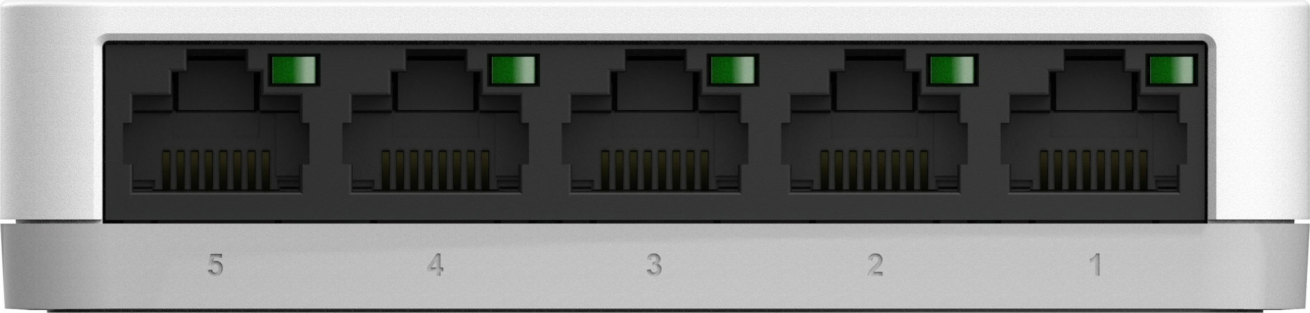Switch D-Link GO-SW-5G, 5 porta, Gigabit Ethernet, Bardhë