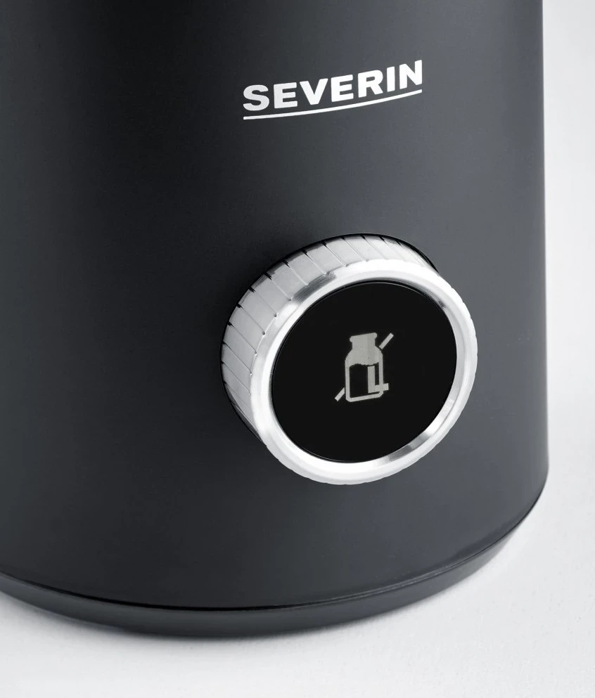 Shkumues qumështi Severin SM 3587, 700 ml, ngjyrë zezë-argjend