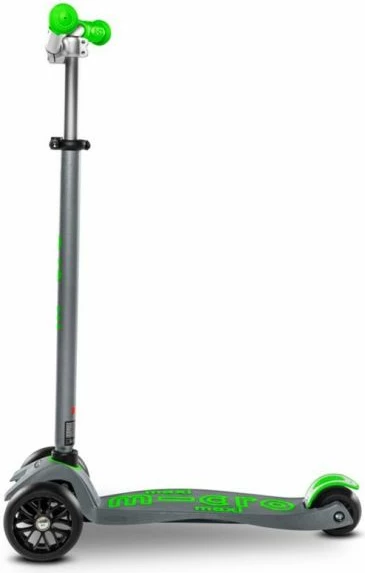 Skuter për fëmijë Deluxe, gri/jeshil