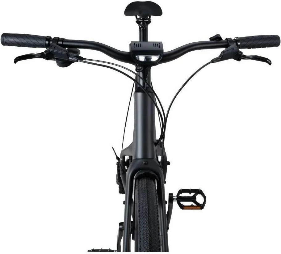 Biçikletë elektrike urbane Urtopia Carbon 1 Pro, L (180–195 cm), kornizë karbon, motor 250W, deri 130 km, e zezë