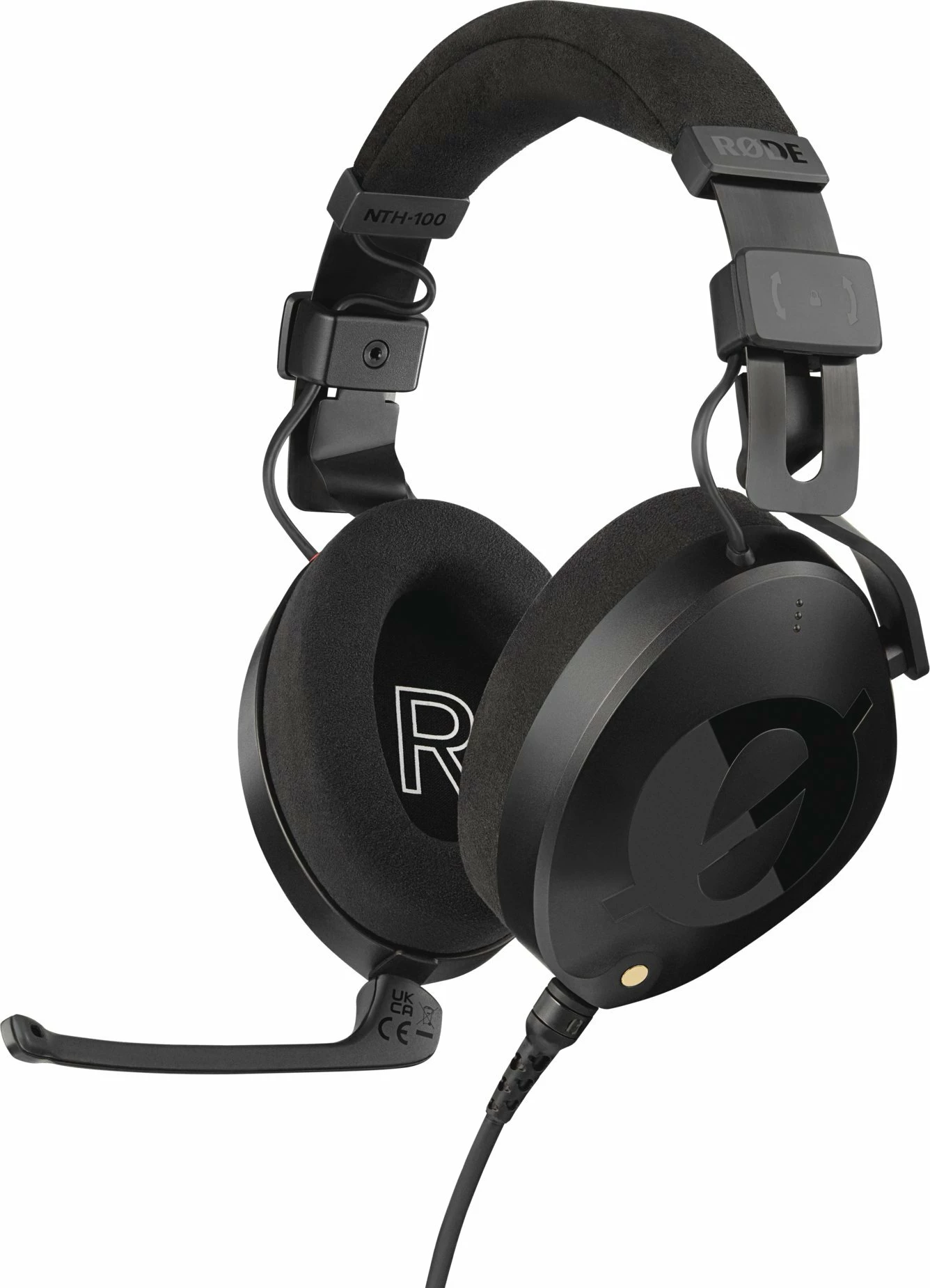 Kufje me mikrofon RØDE NTH-100M (NTH-100), me kabllo 3.5mm, pa ANC, rregullim volumit, të zeza