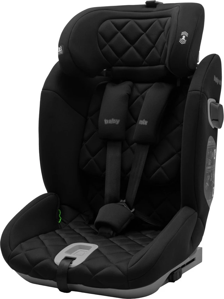 Ulëse makine për fëmijë, BABY MIX, Hero Pro Ultra i-Size, 76–150 cm, ISOFIX, e zezë