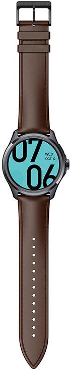 Smartwatch Mobvoi TicWatch Pro 5 GPS Elite Edition, 1.43", 32GB, 2GB RAM, i zi, set me rrip silikoni dhe rrip eco-leather