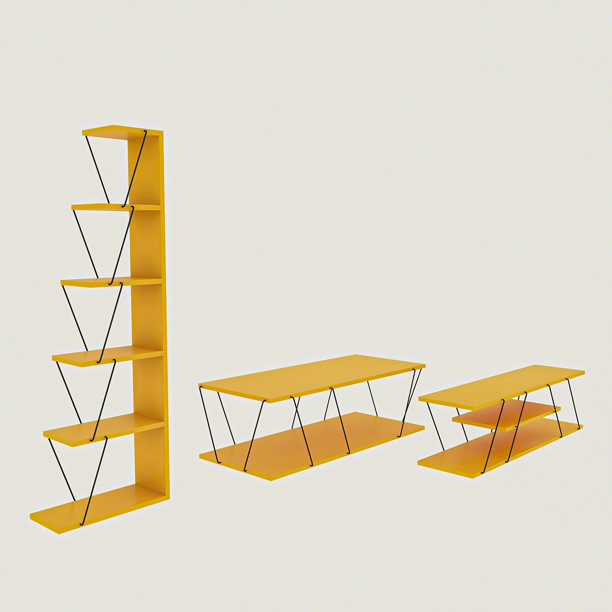 Set mobiljesh për dhomë dite, Epsilon, e verdhë/zezë