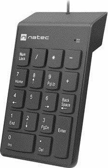 Tastierë numerike Natec Goby 2 NKL-2022 me kabllo USB, layout US, e zezë