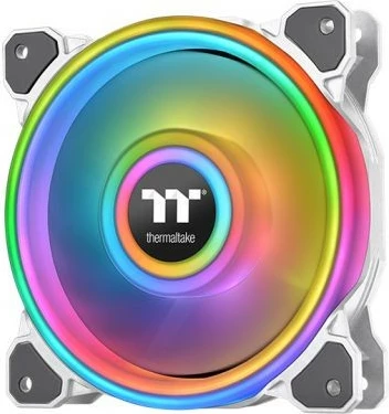 Ventilator kasë Thermaltake Riing Quad 14 RGB 140mm, i bardhë