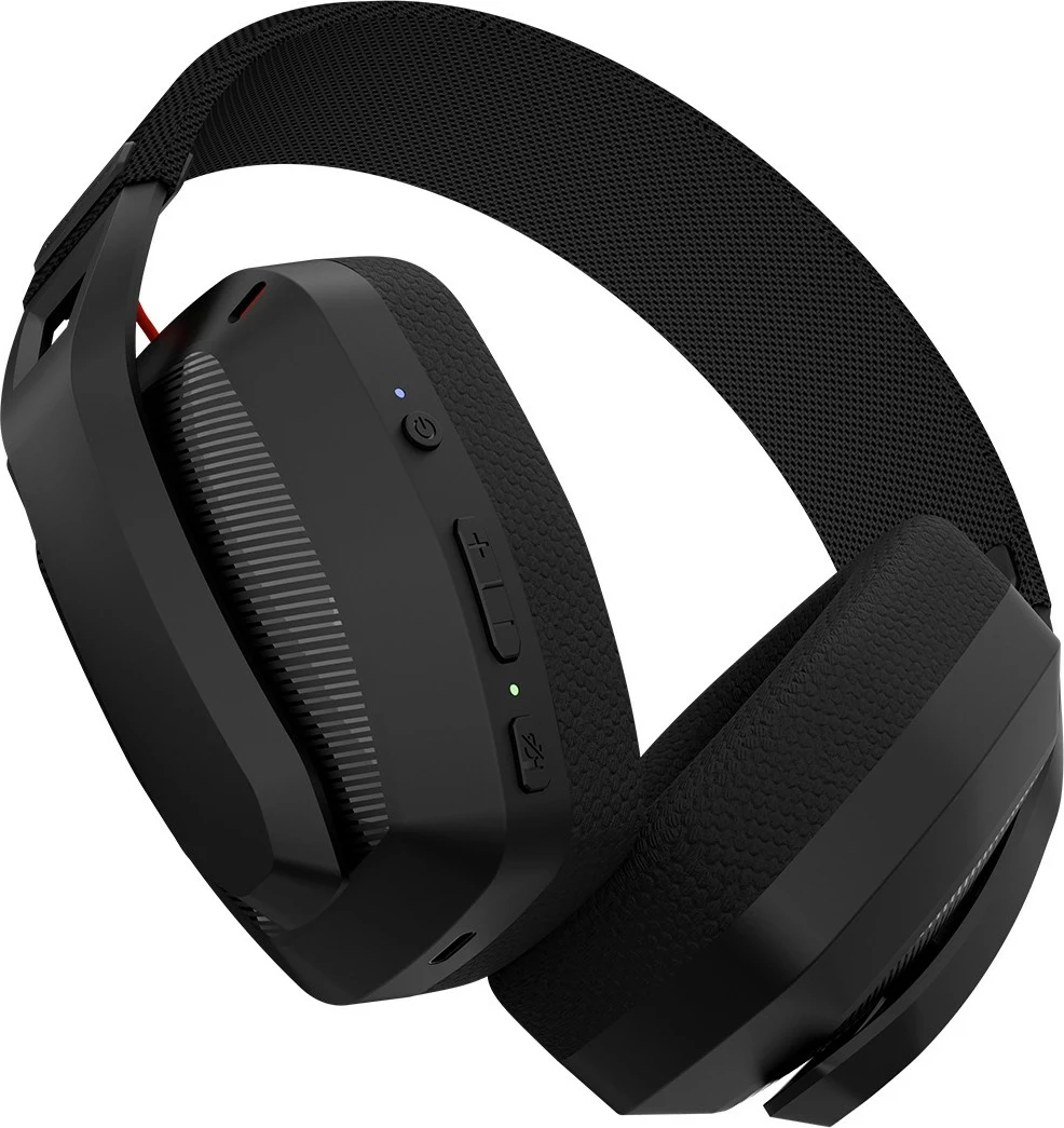 Kufje gaming Rampage BLITZ, wireless, Bluetooth 5.3, me mikrofon, të zeza