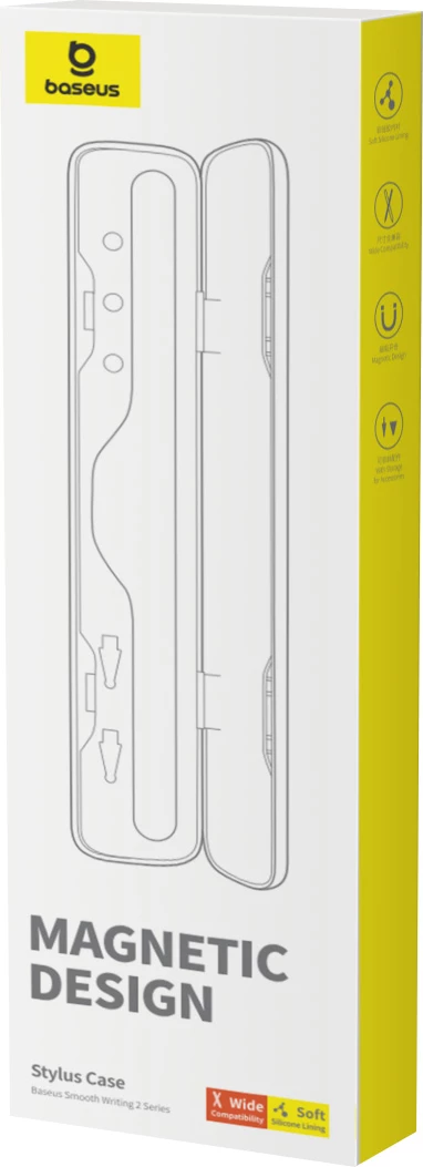 Mbështjellës për stylus Baseus Smooth Writing 2, për Apple Pencil 1/2, i bardhë