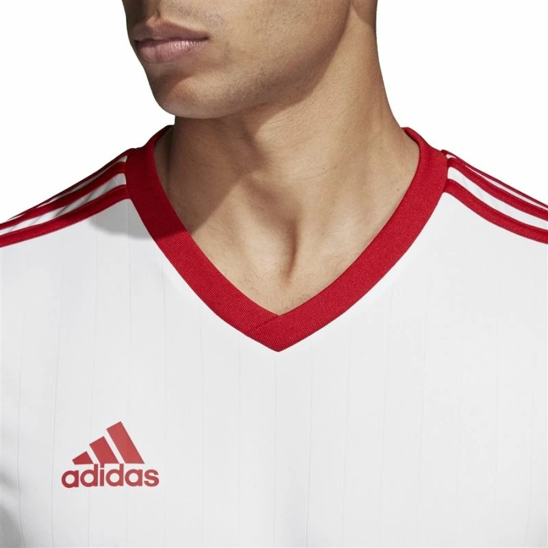 Fanellë futbolli për meshkuj adidas, e bardhë