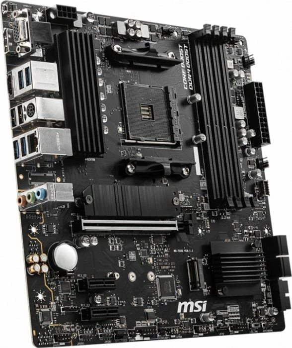 Pllakë amë MSI B550M PRO, AM4, Micro-ATX, DDR4 deri 128GB