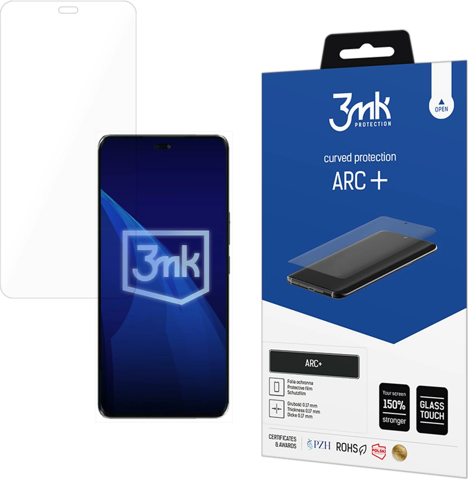 Film mbrojtës 3mk ARC+ për Honor Magic 7 Lite, transparent