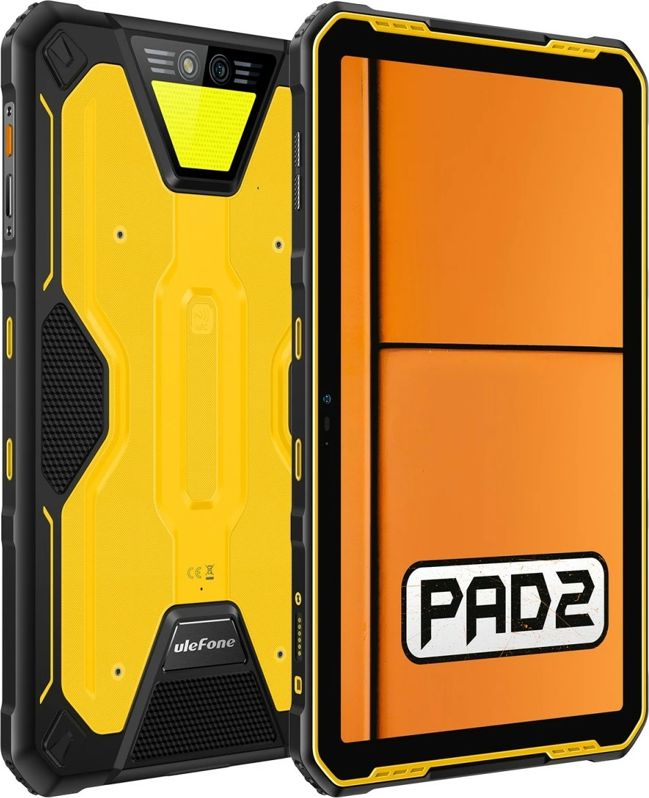 Tablet Ulefone Armor Pad 2, 11", 8/256GB, 4G, Zi/Verdhë