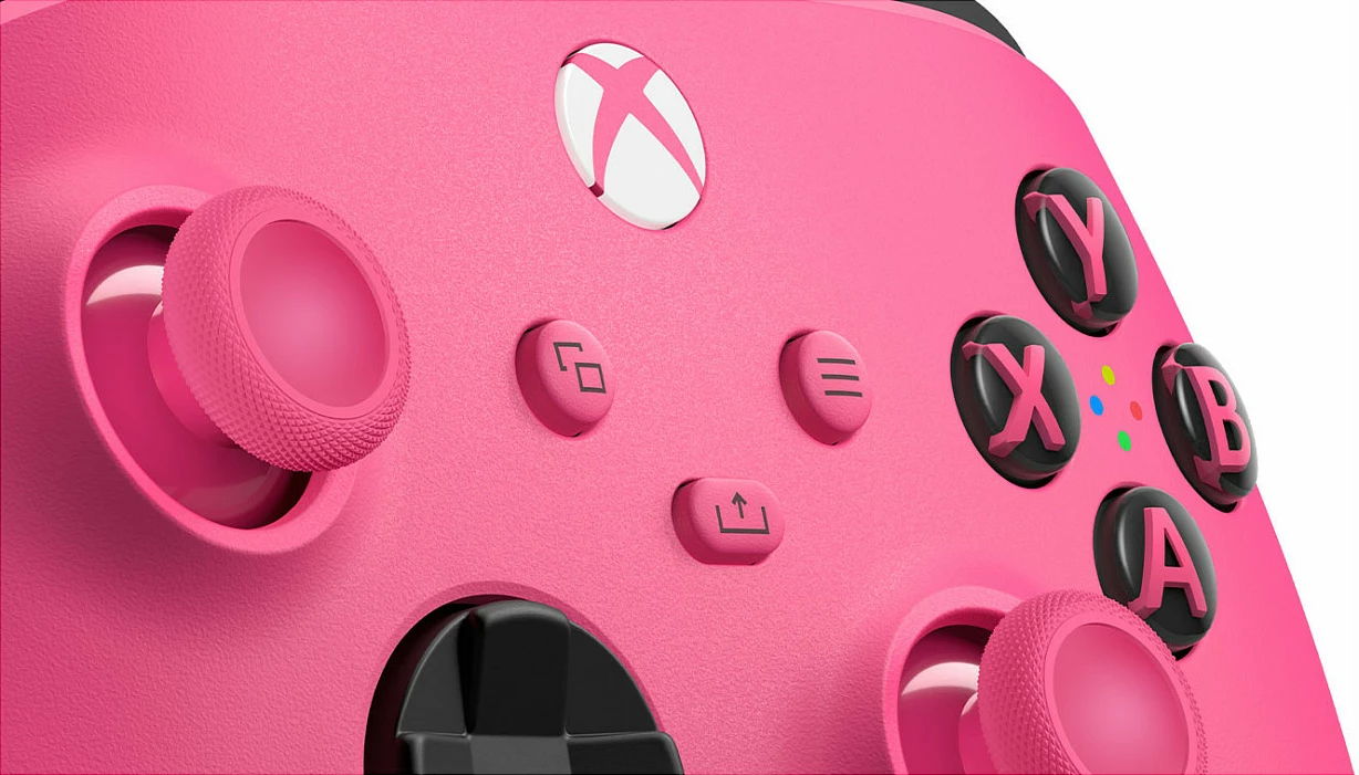 Kontrollues wireless Microsoft Xbox, rozë