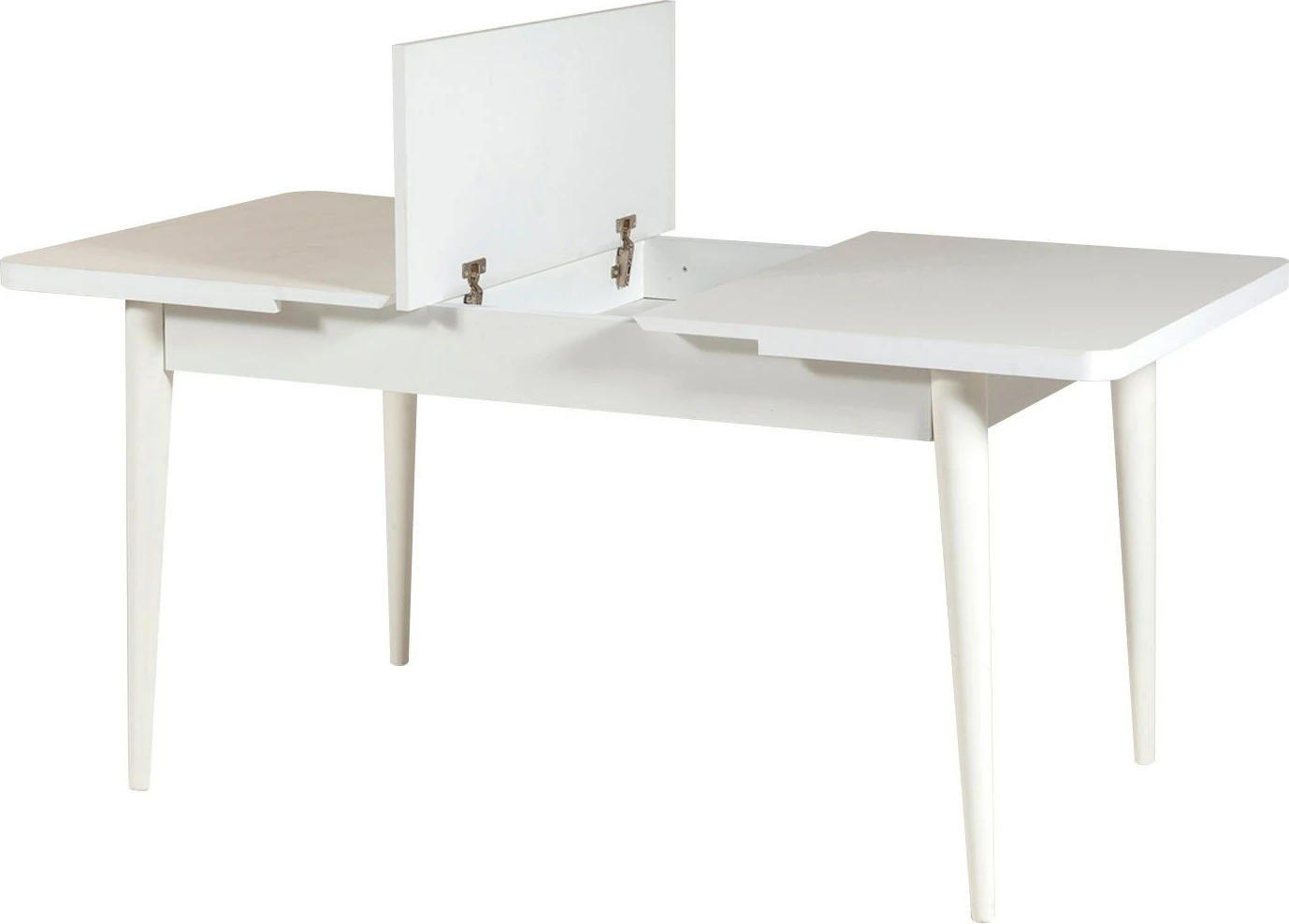 Tavolinë me karrige, set 5 pjesësh, Hanah Home, Vina, e bardhë dhe kaltër e errët