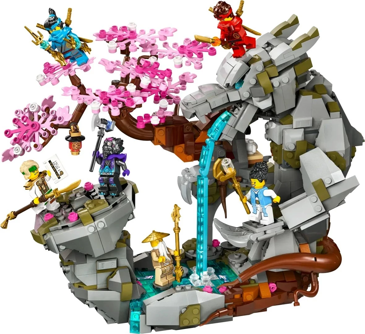 Set LEGO NINJAGO 71819, Dragon Stone Shrine
