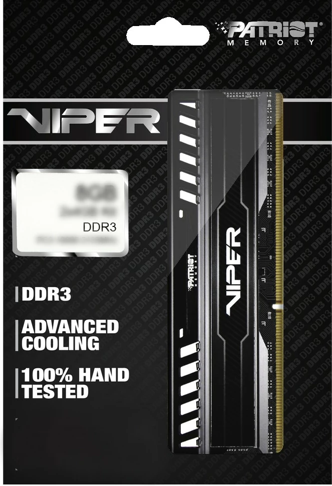 RAM Memorje Patriot Viper 3 8GB DDR3 1600MHz Black Mamba