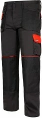 Pantallona pune LAHTI PRO L4050352 190g L (52) grafit/portokalli