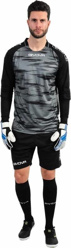 Komplet portieri për meshkuj dhe fëmijë Givova, gri dhe zi