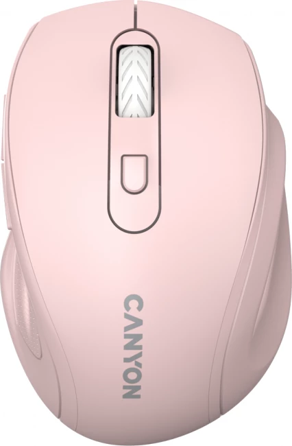 Maus wireless Canyon MX8650A, 6 butona, 2.4GHz, DPI deri 1600, 2xAAA, Pink