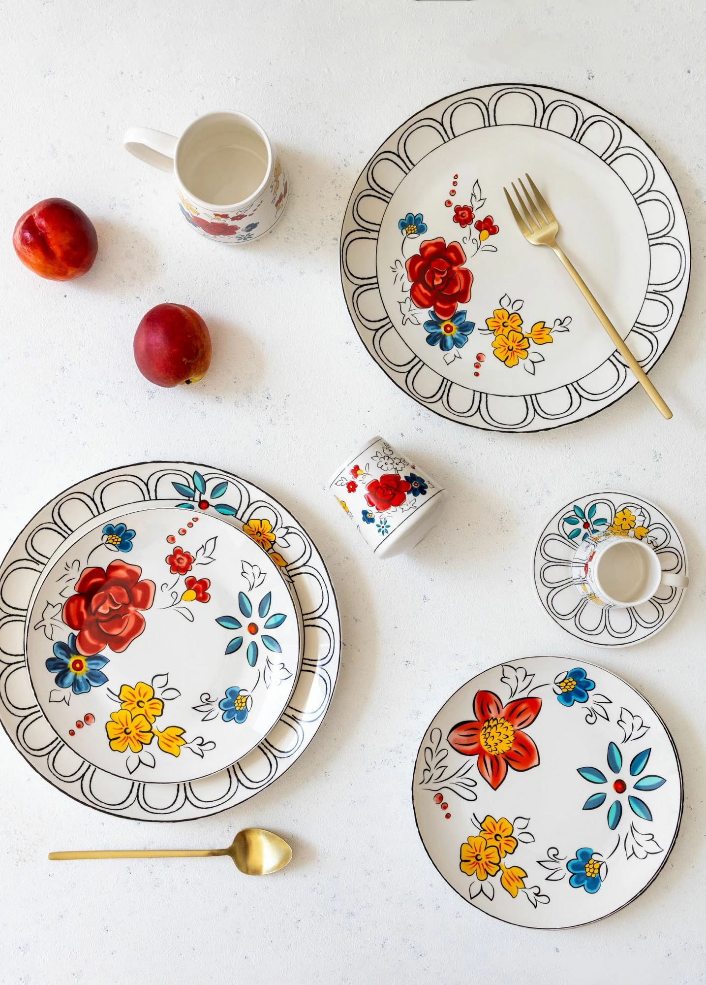 Set pjatash shërbimi (6 copë), Hermia, DNR0054
