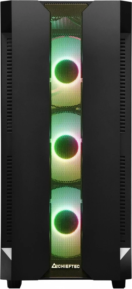 Kasë Chieftec GS-01B-OP Hunter Midi Tower, 4x RGB fan, e zezë
