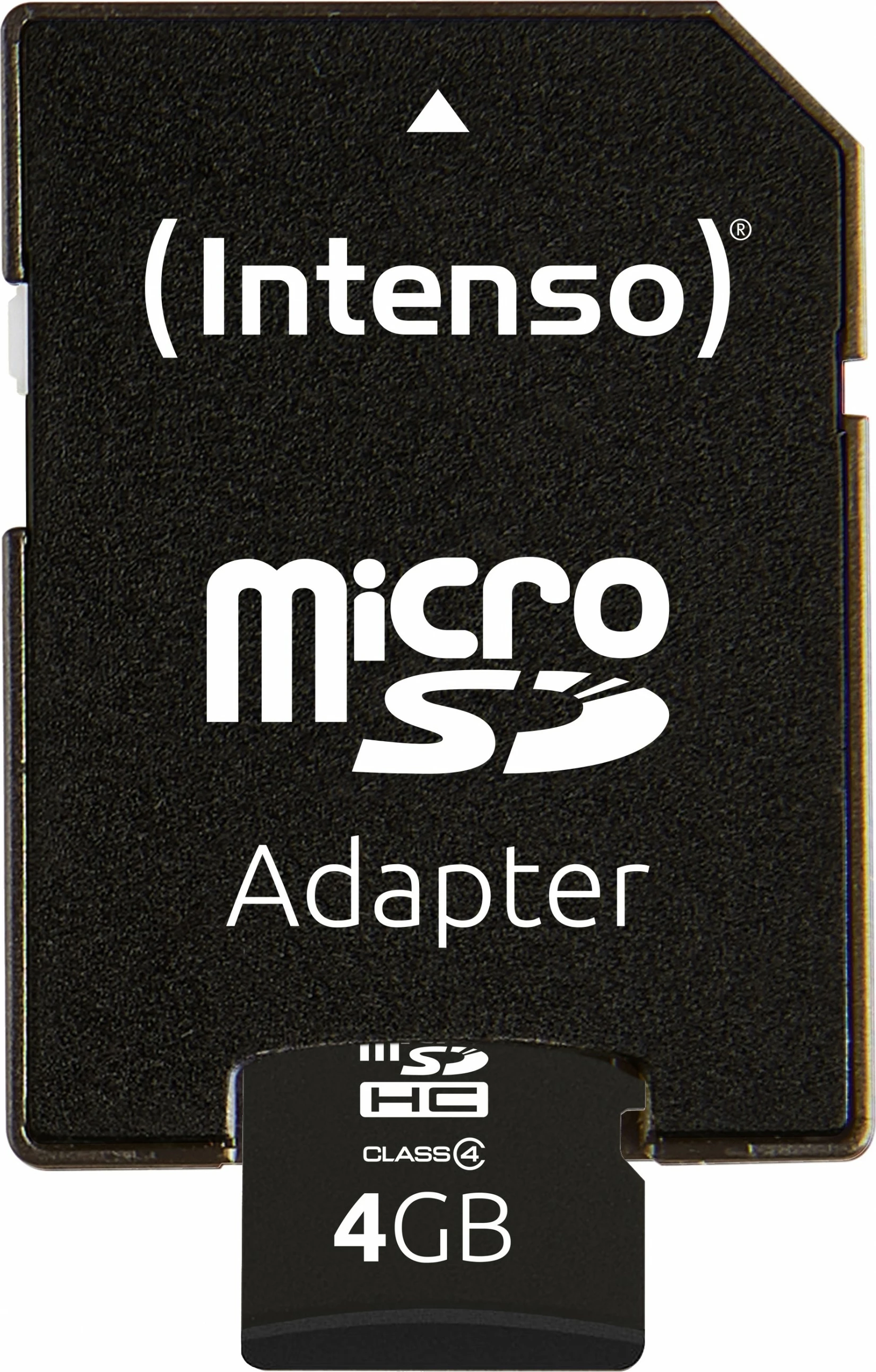 Kartelë memorie Intenso MicroSDHC 4GB Class 4 e zezë