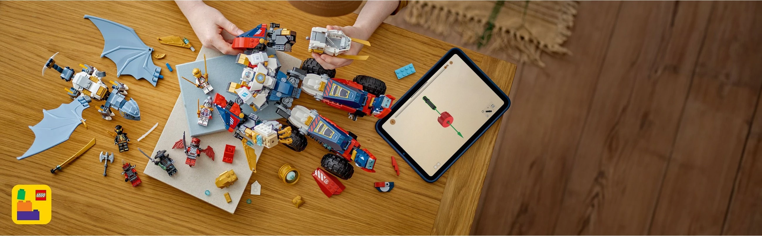 Set ndërtimi LEGO NINJAGO Zane’s Ultra Combiner Mech 71834, 1187 pjesë, shumëngjyrësh