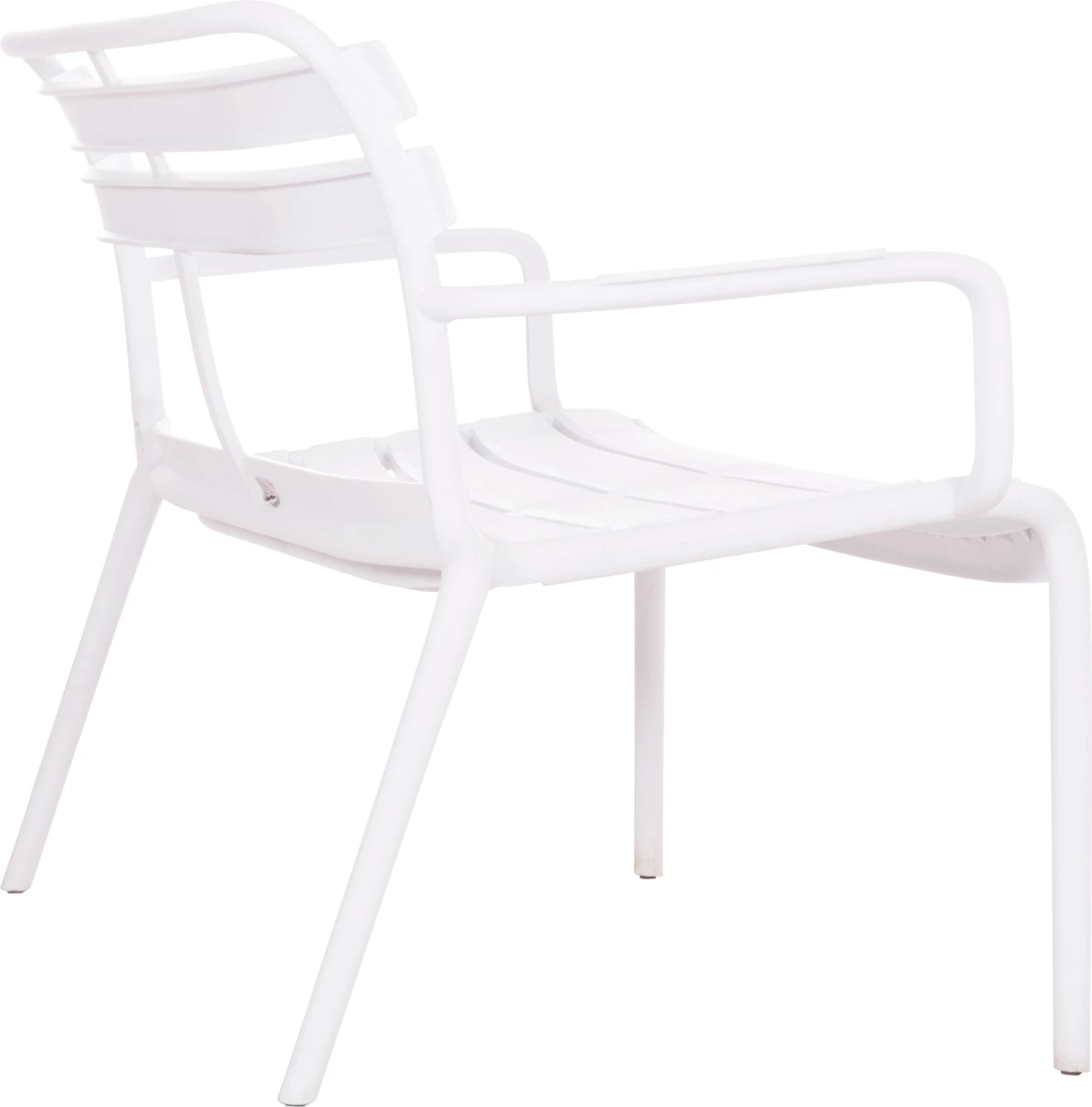 Stol dy vendësh KORVER, polipropilen, i bardhë, FH6332.01, 113x65x76cm