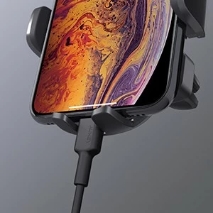 Mbajtës universal për veturë AUKEY HD-C48 për ventilator, 360° rrotullues, i zi