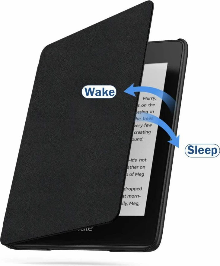 Mbështjellës Tech-Protect SmartCase për Kindle Paperwhite 5/Signature Edition, lule Sakura, kaltër