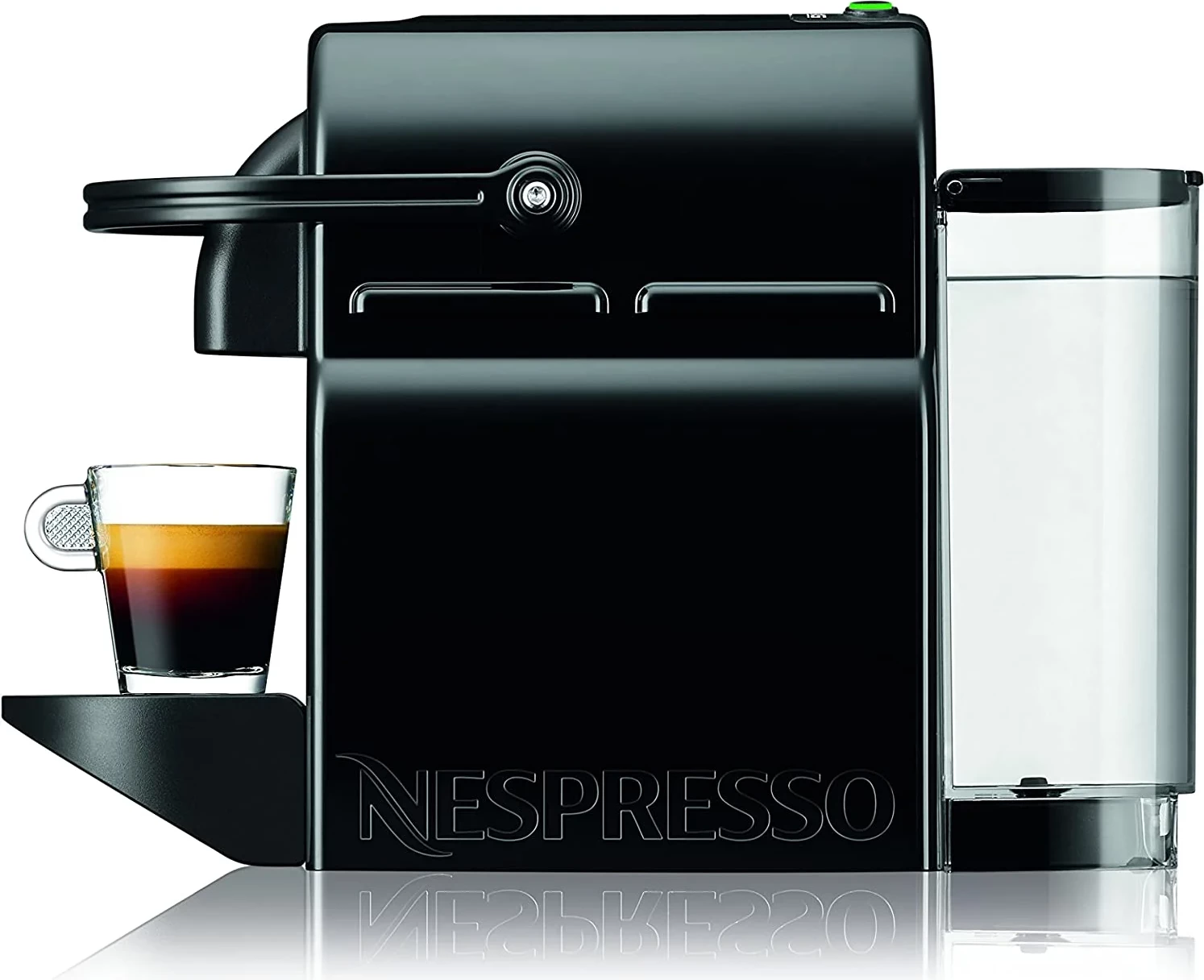 Aparat kafeje kapsula DeLonghi EN80B Inissia Nespresso, 1260 W, 0.7 L, nxehje 25 s, kontroll automatik sasie, e zezë