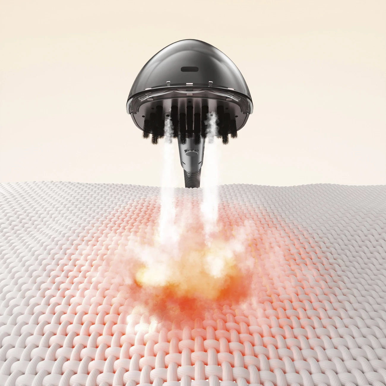 Fshesë me avull dhe korrent UWANT B200, 1900W, 12000Pa, me funksion pastrimi të thellë me avull, e bardhë, set aksesorësh