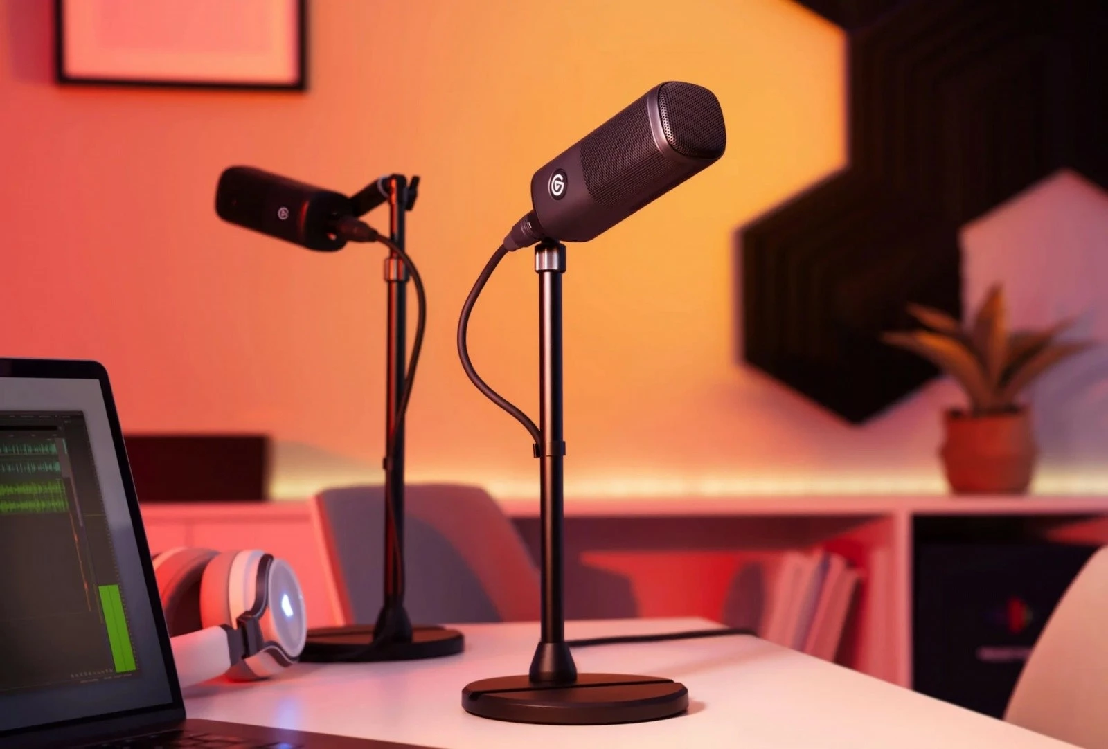 Mikrofon dinamik ELGATO Wave DX, XLR, i zi