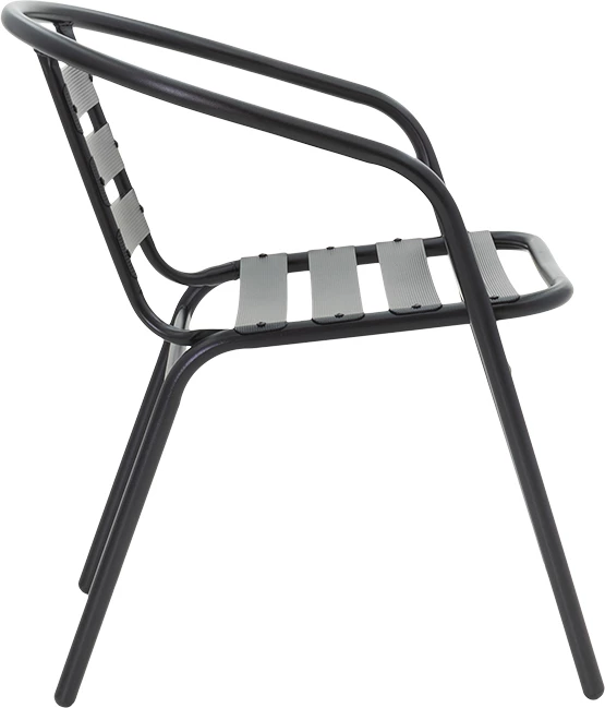 Karrige për kopsht Tade, 54x62x74 cm, e zezë