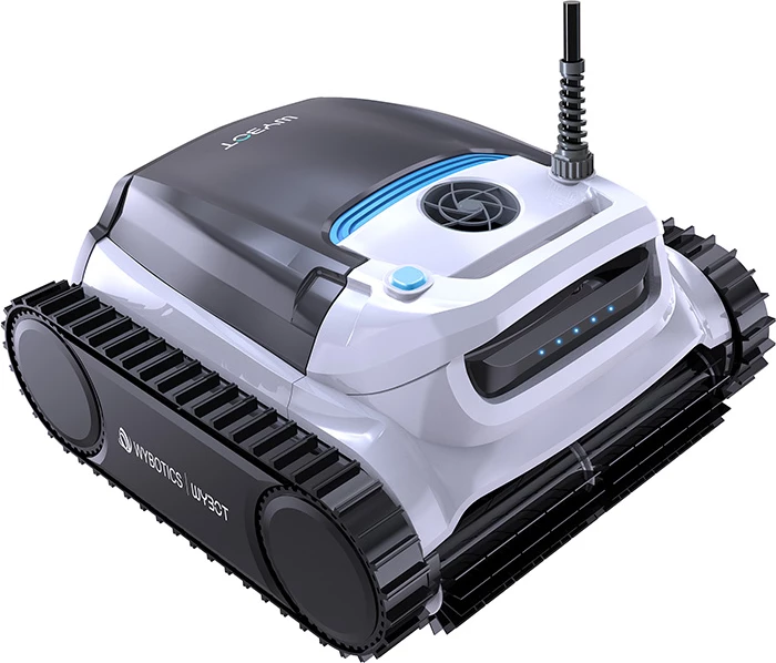 Robot pastrimi për pishinë Wybot M1C me kabllo, kontroll përmes aplikacionit, i bardhë/zi