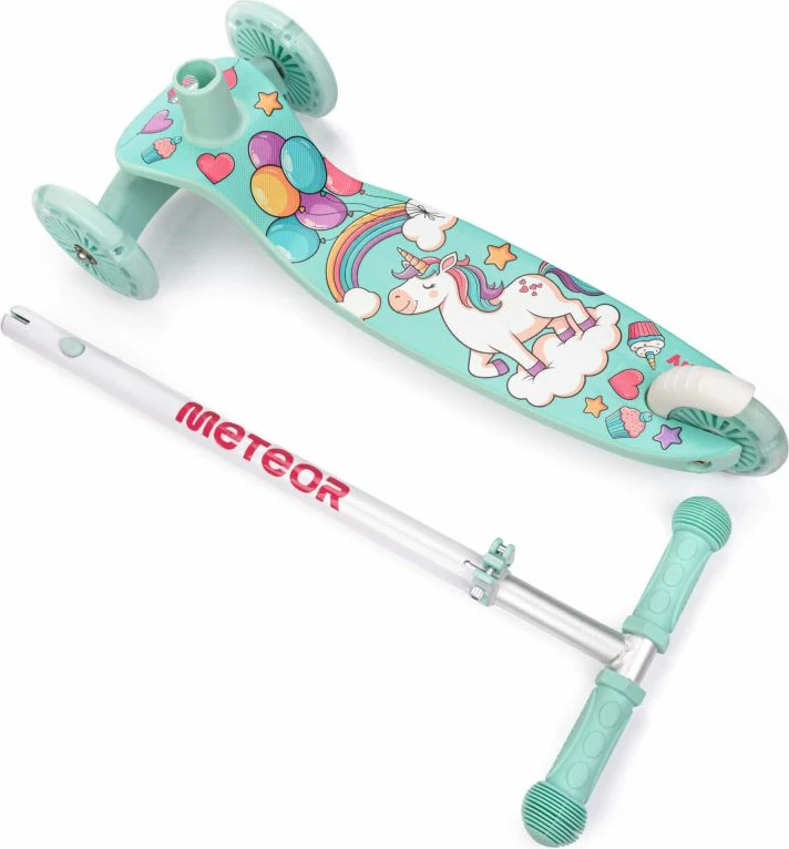 Trotinetë për fëmijë Meteor, e gjelbër