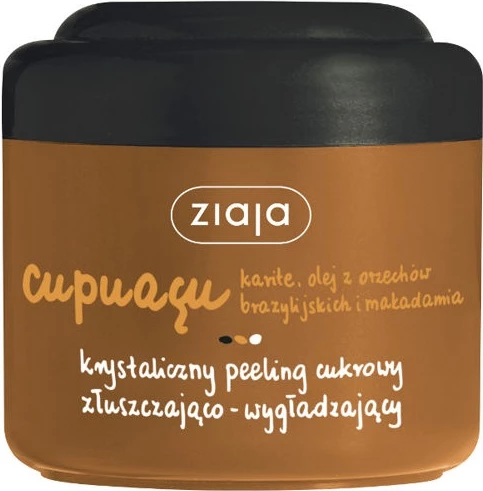 Peeling për trup Ziaja Cupuacu Crystal Sugar Peeling Exfoliating-Smoothing për femra 200ml