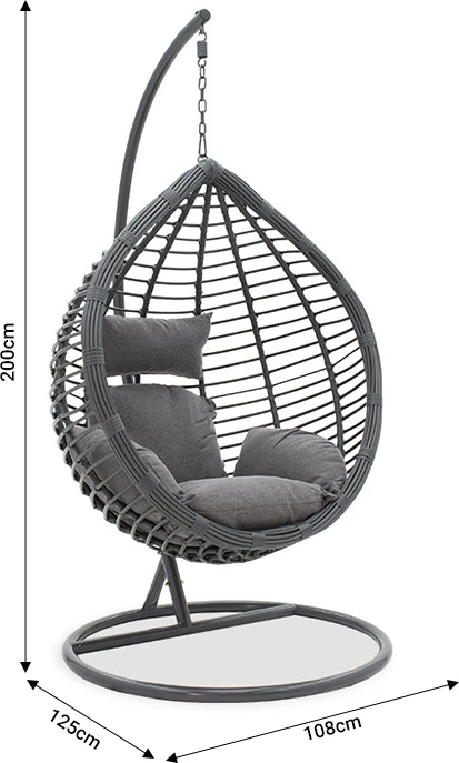 Karrige varëse Nadim metal-pe-jastëk gri